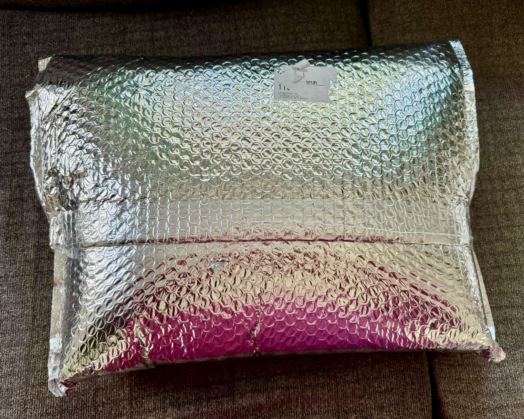 Hers branded foil shipping envelope for the Wegovy pen order